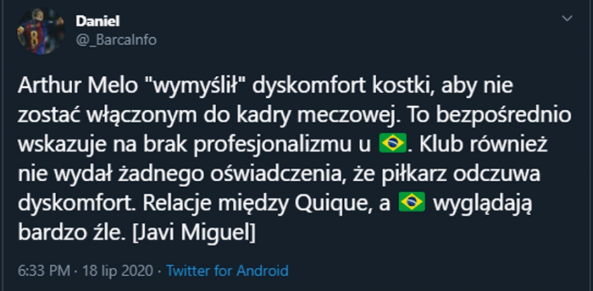 Arthur ''WYMYŚLIŁ'' dyskomfort kostki, żeby nie grać?!